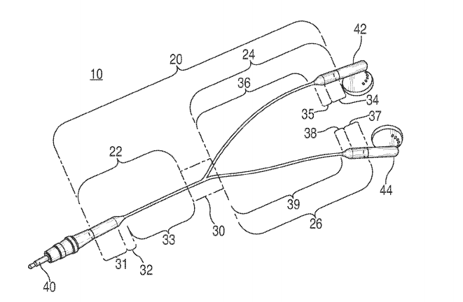 Apple secures patent on preventing headphone tangles