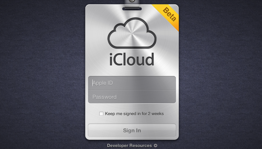 iCloud.com beta with Mail, Contacts and Calendar web apps, now available to developers