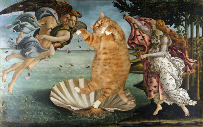 Revisiting Art History…The greatest works of art with Cats!