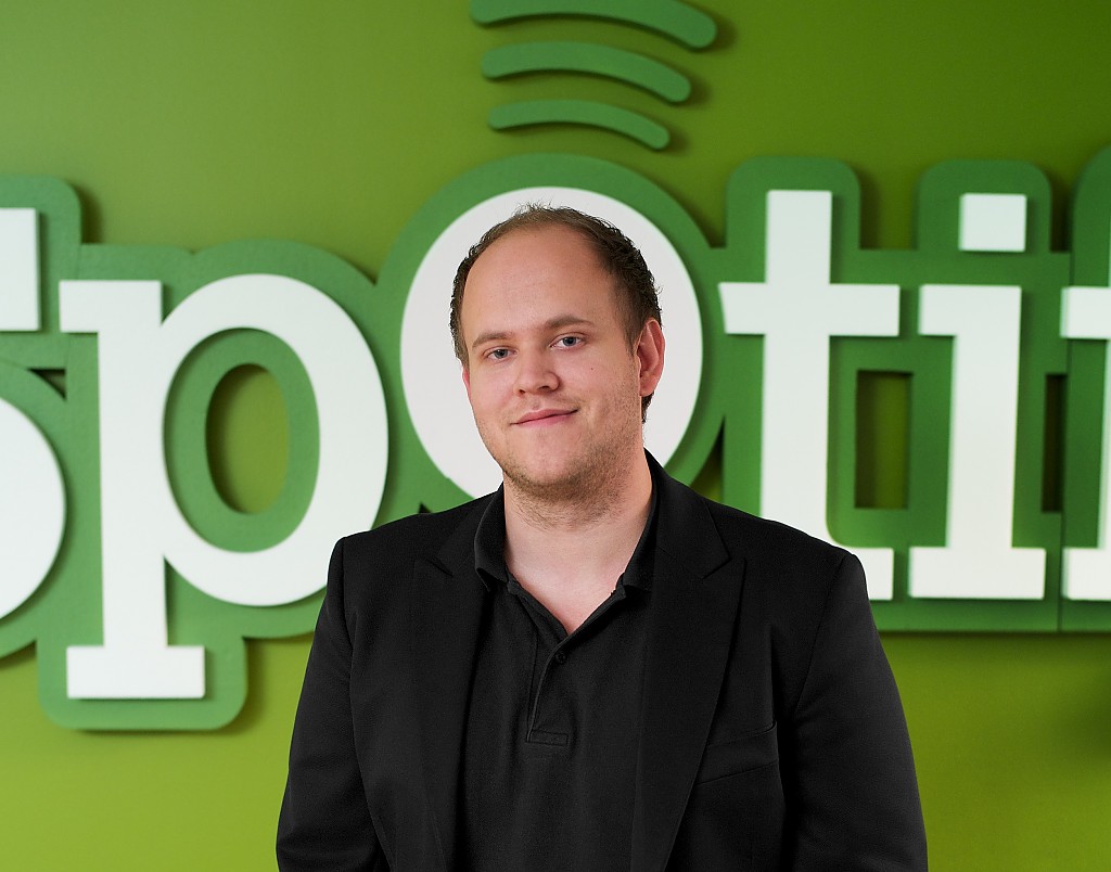 Spotify CEO Daniel Ek announces Facebook integration and statistics at F8