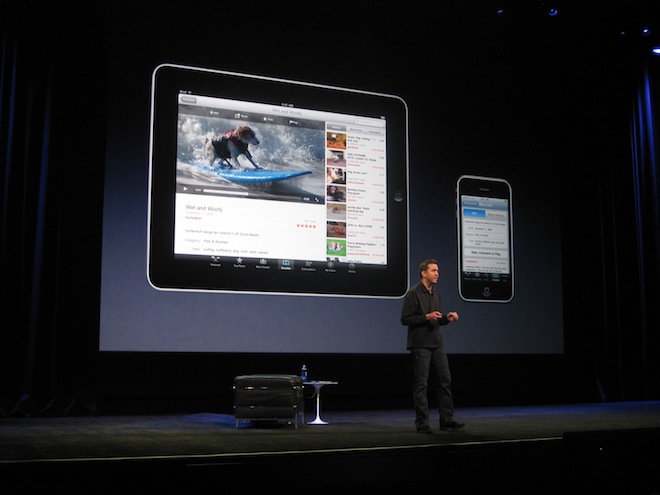 iPad on Stage