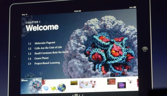 Apple announces iBooks 2, a new textbook experience for the iPad