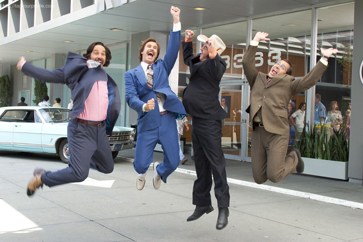 I Love Lamp: Newsreader gets caught in real-life Anchorman stunt