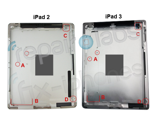 This photo suggests that the iPad 3 will come with a larger battery