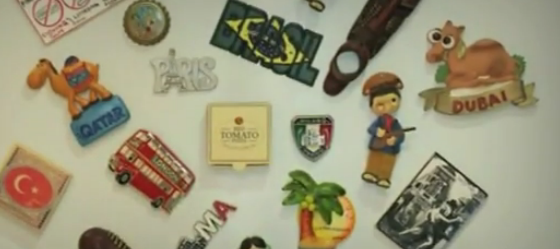 This ‘VIP Fridge Magnet’ lets you order pizza at the push of a button