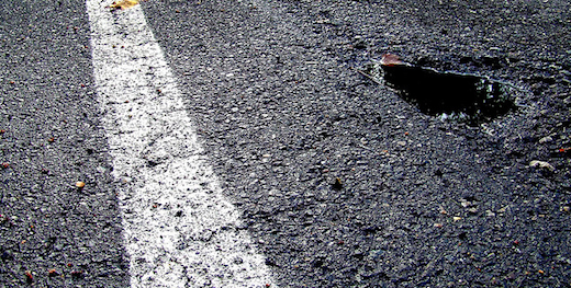 This incredible PR stunt was used to promote Canadian-based app “Pothole Season”