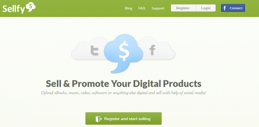 Screenshot 12 520x256 Sellfy lets you sell your digital goods through Twitter and Facebook