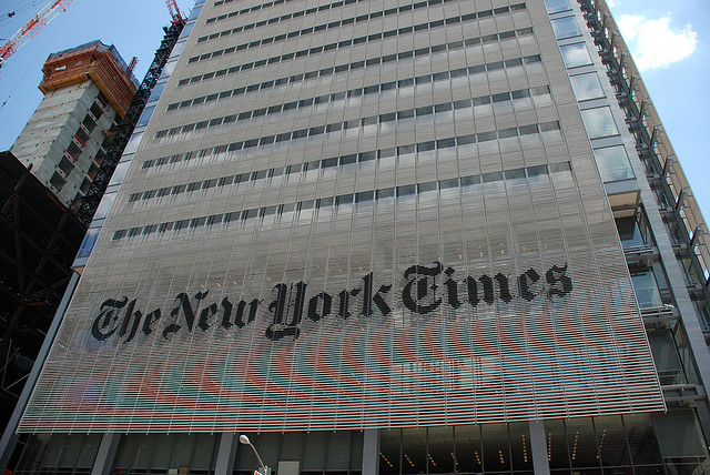 The New York Times among media outlets to join Mozilla-Knight OpenNews