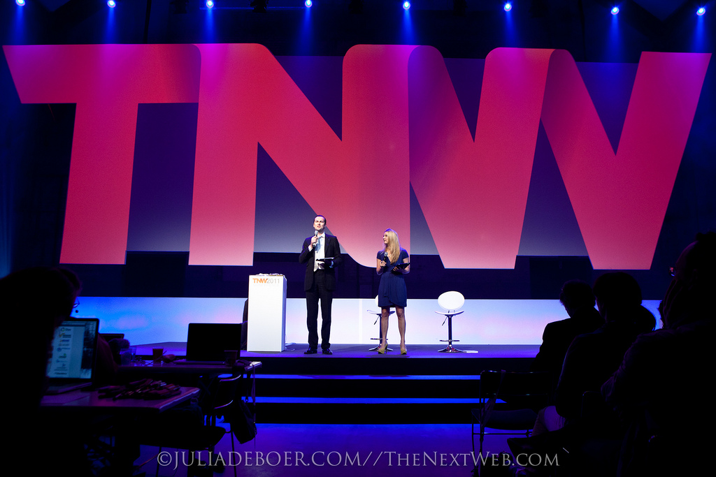 Want to sleep over at the TNW2012 stage? Rent it on Airbnb!