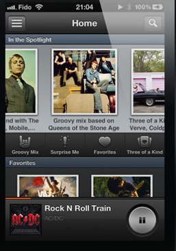 A A Groove 2: An iOS music player and your own personal DJ