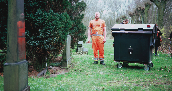 These garbagemen turned dumpsters into giant pinhole cameras to capture the city they see