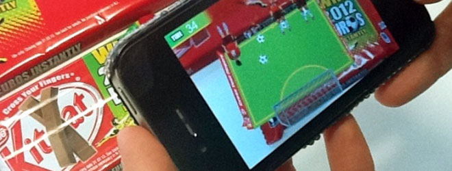 Blippar brings an augmented reality football game to Kit Kat wrappers