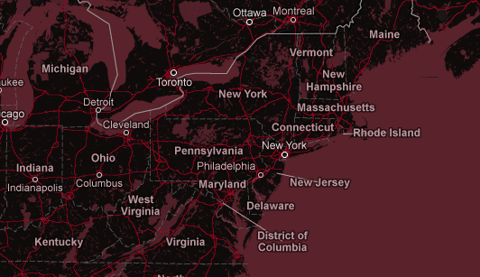 Google Maps API now allows for better looking maps with more customization