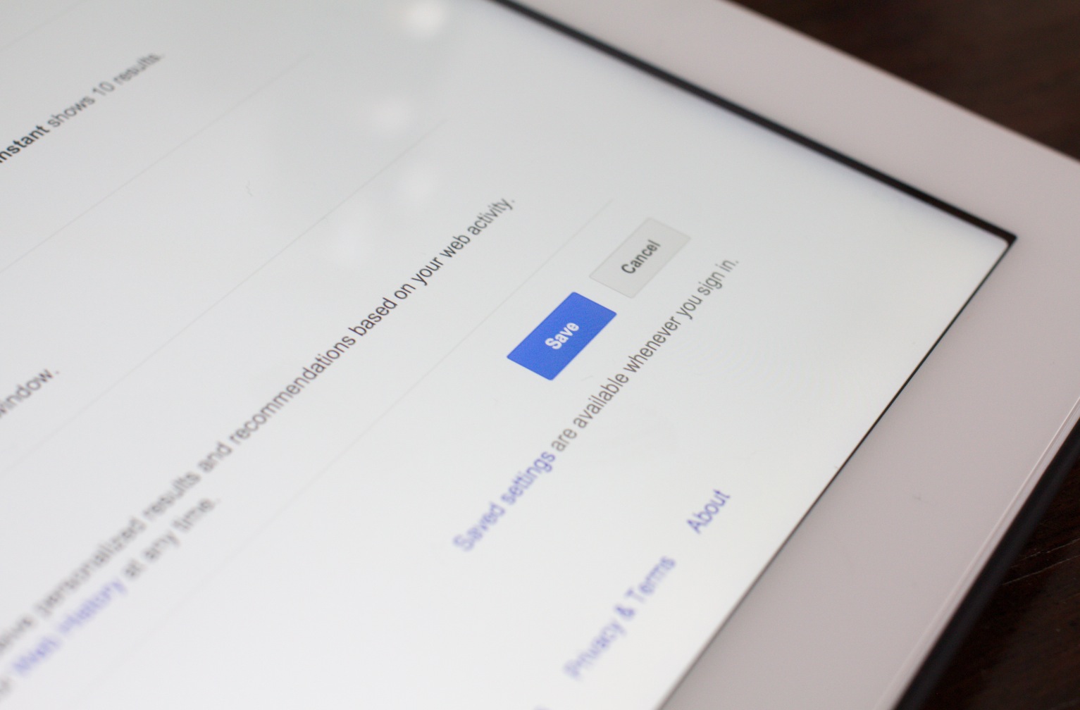 Google now lets you bring your saved search settings to any logged-in browser