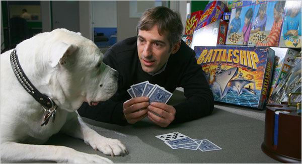 Mark Pincus and his dog Zinga