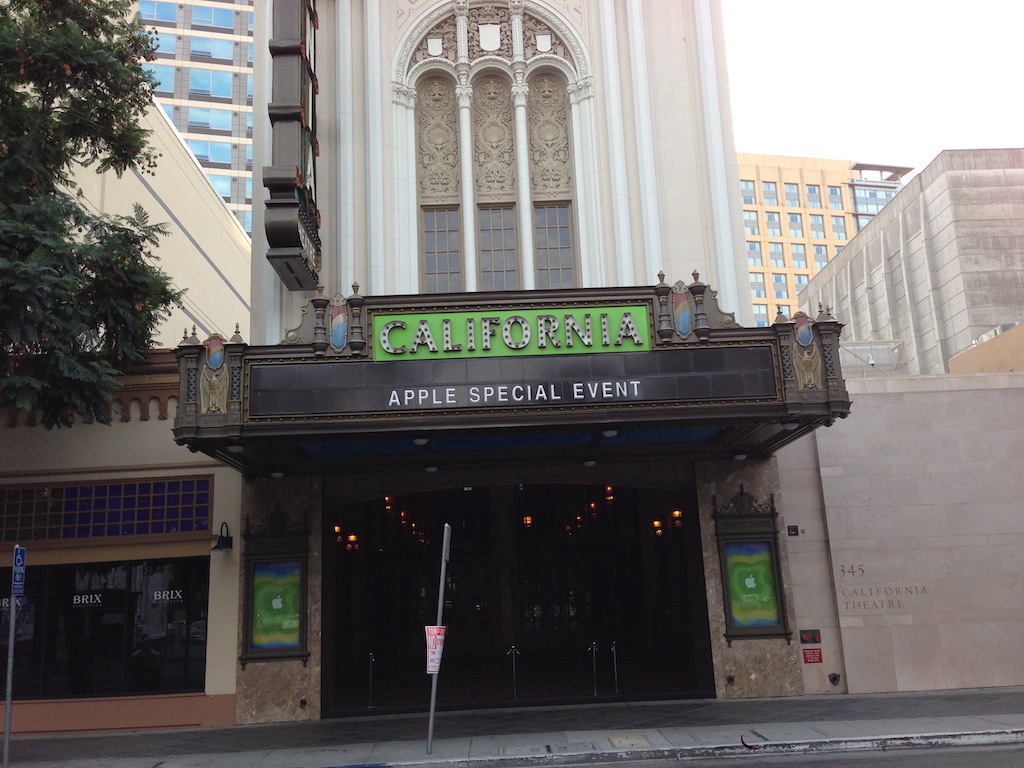 Apple preps California Theatre for Oct. 23 ‘iPad mini’ event