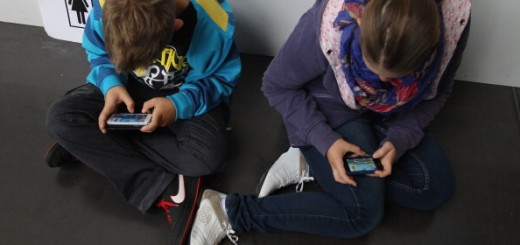 Children Using Smartphones