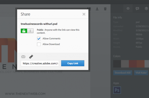 Screen Shot 2012-12-20 at 2.52.50 PM Screen Shot 2012 12 20 at 2.52.50 PM 520x343 Adobe acquires massive portfolio sharing network Behance to make Creative Cloud social