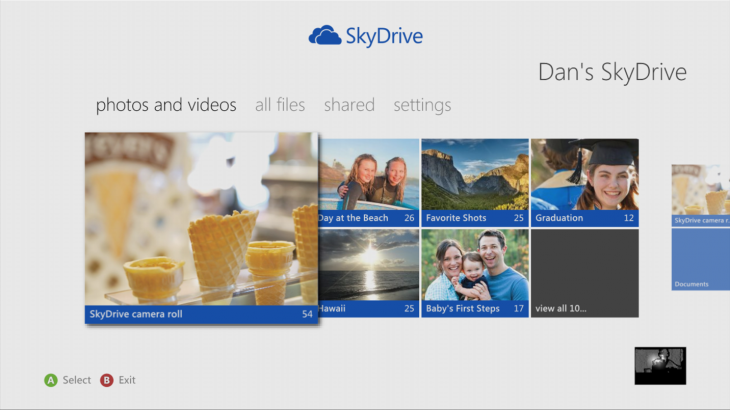 Microsoft’s Skydrive app for Xbox 360 available later today, as 40 new apps come to the console ...