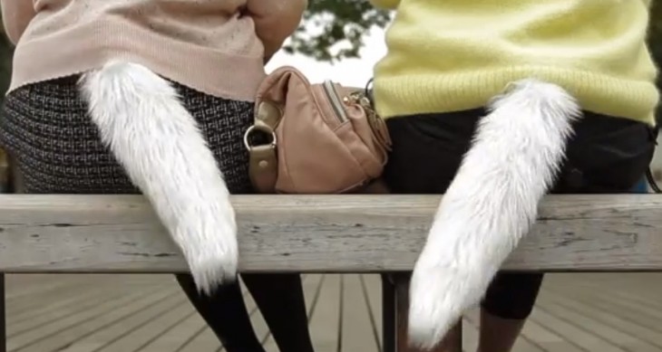 Wearable tail ‘Tailly’ wags when you get excited and your heart rate rises