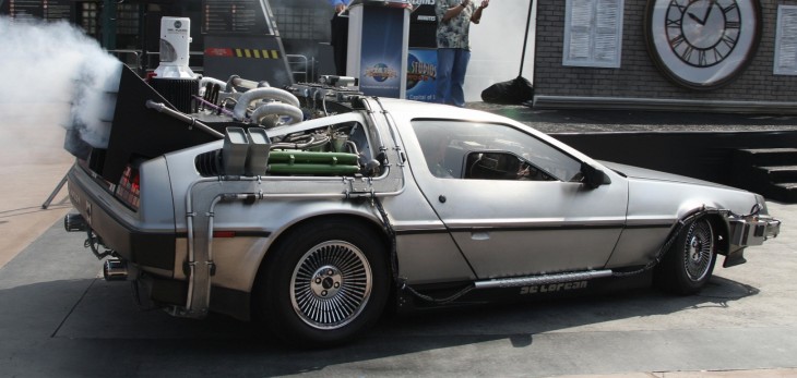 I want to do donuts in this DeLorean hovercraft