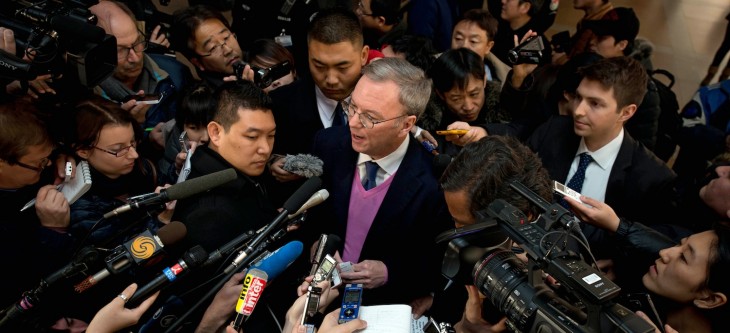 After North Korea trip, Google’s Eric Schmidt swings by China to woo Android developers