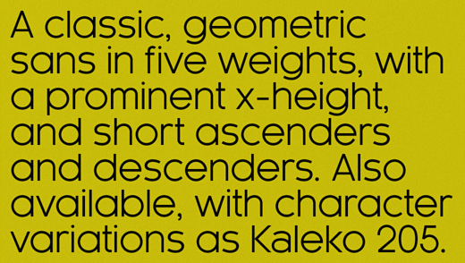 kaleko photo kaleko 38 Of the most beautiful typeface designs released this winter