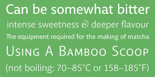 macha photo macha 38 Of the most beautiful typeface designs released this winter
