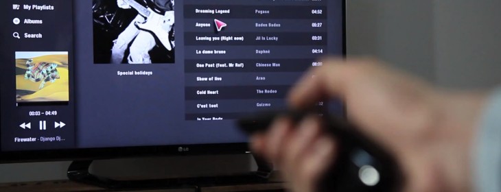 Deezer is bringing its streaming music service to smart TVs, via deals with Samsung, LG and Toshiba