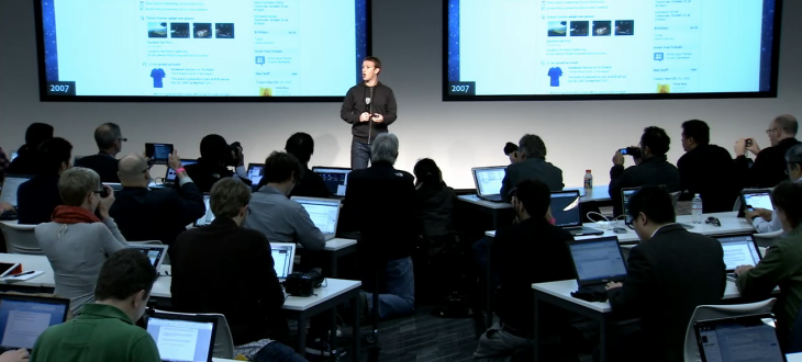 Facebook’s redesigned News Feed features specialized feeds: All Friends, Music, Photos and Following ...