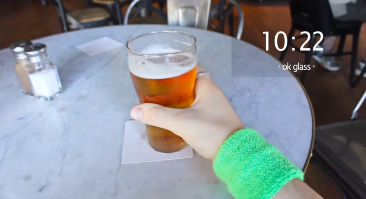 This is what happens when you combine Google Glass with a belligerent drunk on St. Patrick’s Day ...