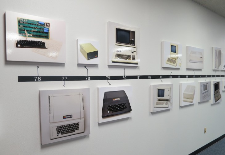 A preview of the Apple Pop-Up Museum, 6,000 sq. ft of company history and hardware