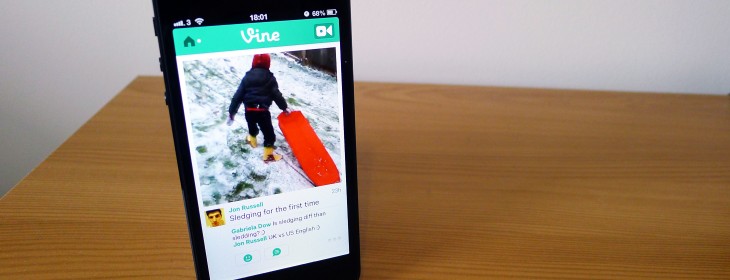 Twitter updates Vine for iOS so you can shoot with the front-facing camera and mention users in posts ...