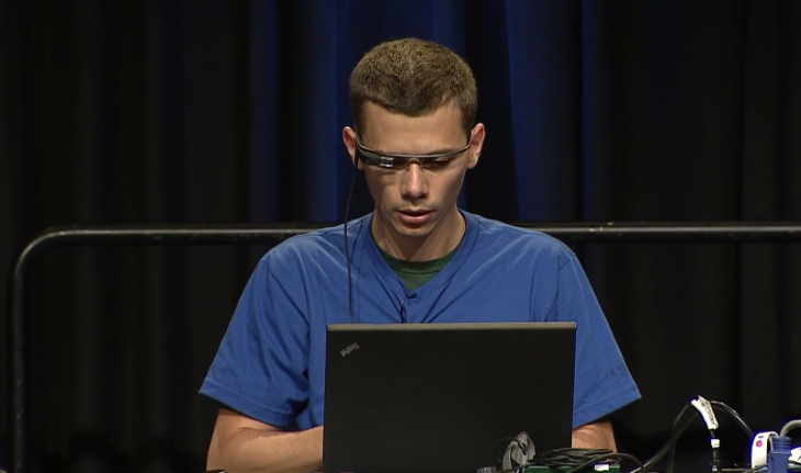 This is what ‘stock’ Android apps and Ubuntu Linux look like running on Google Glass