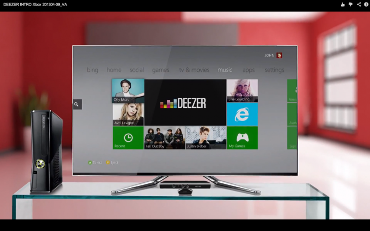Deezer launches Xbox 360 app for its on-demand music streaming service to combat Xbox Music