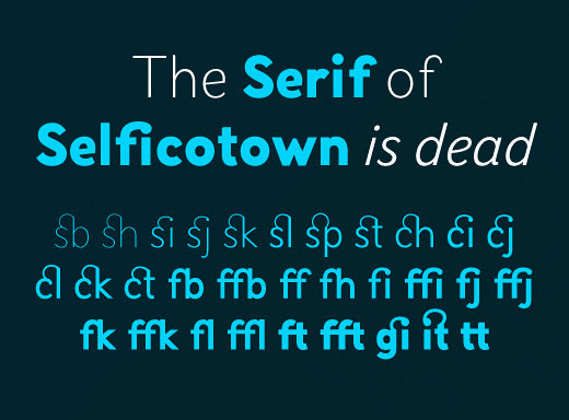 selfica photo selfica 30 of the most beautiful typeface designs released last month (April)