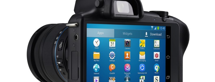 Eyes-on with the Samsung Galaxy NX Android camera, it has 4G LTE too, so you can also check your email ...