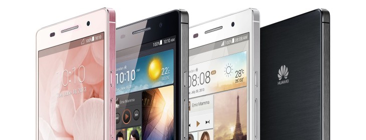 Huawei launches the Ascend P6, the world’s slimmest Android smartphone with a 5MP front-facing ...