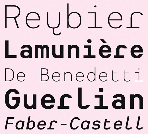 The 24 most beautiful typefaces released last month heimat mono The 24 most beautiful typefaces released last month