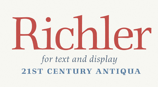 richler photo richler The 24 most beautiful typefaces released last month