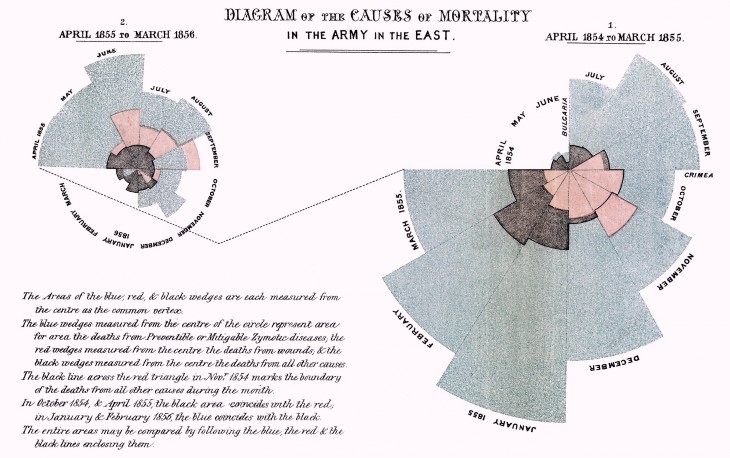 Nightingale mortality 730x458 Infographics: Separating the great from the mediocre