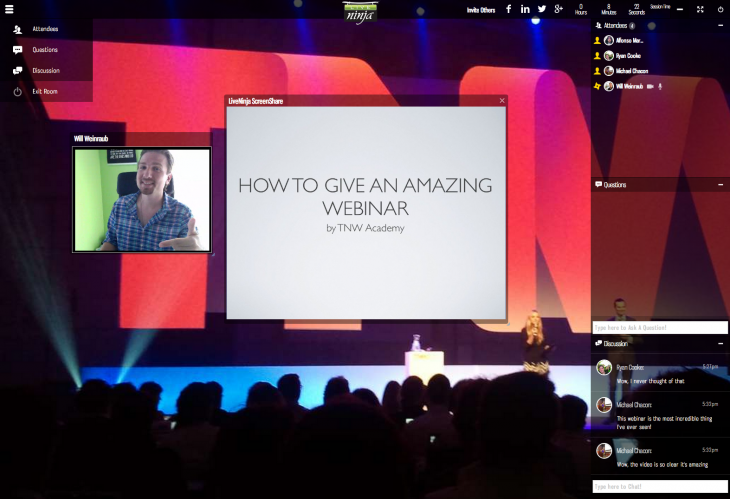 TNW Academy announces its WebRTC-powered platform, built by LiveNinja