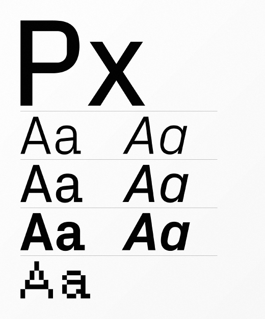 30 of the most beautiful typefaces released last month px grotesk 30 of the most beautiful typefaces released last month