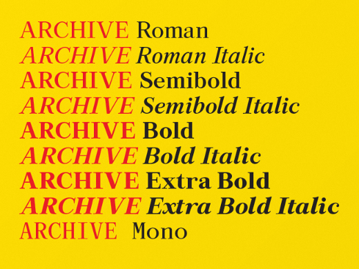 archive photo archive 28 of the most beautiful typefaces released last month
