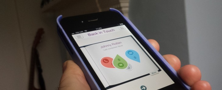 This iPhone app helps you stay in touch with friends by setting goals and reminders