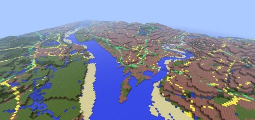 Minecraft map of Southampton Water