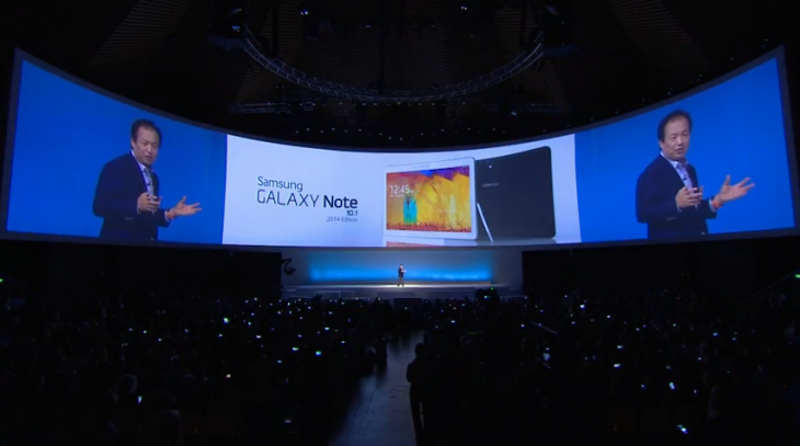 Samsung announces Galaxy Note 10.1 2014 Edition tablet