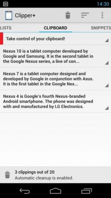 The 40 Must Have Android Apps for the Power User Clipper 220x391 The 40 Must Have Android Apps for the Power User