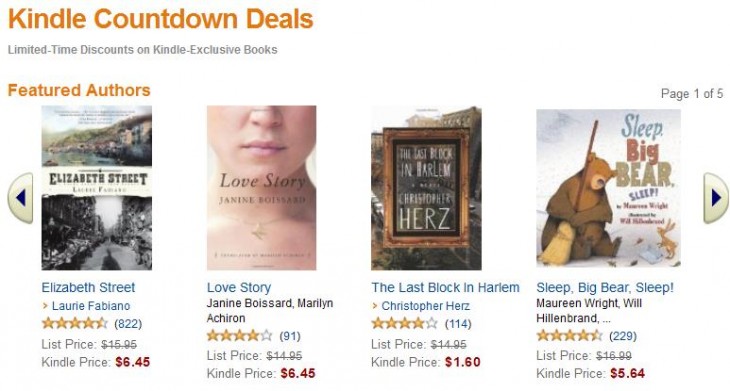Screenshot 111 730x391 Amazons Kindle Countdown Deals makes it easy to sell your ebooks for a limited time discount