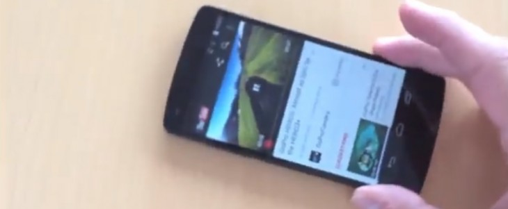 Is this Google’s upcoming Nexus 5 caught on video?